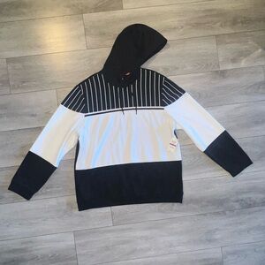 Ideology Men's Black and White Colorblock Sweater
